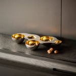 Porta Aperitivo Luna em Ouro