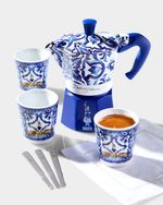 Set Moka Express Dolce Gabbana - 6 Xícaras - Blu Med