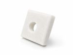 Castiçal Minimal Mármore Branco 
