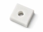 Castiçal Minimal Mármore Branco 