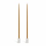 Kit com 4 Velas Finíssimas - Âmbar - G (42cm)