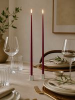 Kit com 4 Velas Finíssimas - Malva - G (42cm)