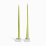 Duo de Velas Cônicas Verde Candy - M (33cm)