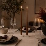 Duo de Velas Cônicas - Capuccino -  G (42cm)