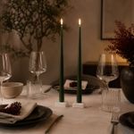 Duo de Velas Cônicas - Verde Folha - G (42cm)