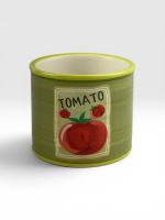 Mini Vaso em Cerâmica Tomates