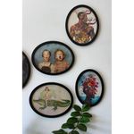 Moldura Oval  - Menino & Menina - Greghi Design 
