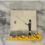 Quadro de Acrílico - Pescador de Patos - Greghi Design