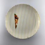 Prato Listrado - Carmen Miranda - Greghi Design - 27cm