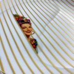 Prato Listrado - Carmen Miranda - Greghi Design - 27cm