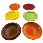 Box Burguer Plates - 6 peças