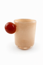 Caneca em Vidro Drop Color - Laranja 380ml