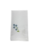 Guardanapo de Tecido Bordado - Bloom Blue