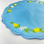 Jogo Americano Blue Limão Siciliano Impermeável - 39cm