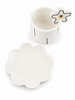 Caneca  Flower Pinterest com Pires