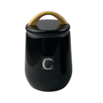 Kit Porta Mantimentos - Black Metal & Wood