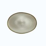 Bandeja em Vidro Gold Pear