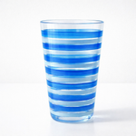 Copo Long Drink em Acrílico - Circle - Azul Claro/ Escuro