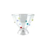 Taça Sobremesa em Acrílico com Gemas Coloridas