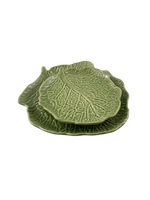 Conj. 6 Pratos Rasos Cabbage Green em Cerâmica