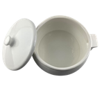 Sopeira White com Tampa em Cerâmica - G