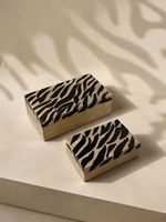 Duo Caixas Decorativas Paint Safari  MDF
