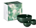 Set 3 Bowls  Serenity - Foret - Le Creuset