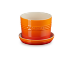 Vaso para Ervas com Bandeja - 14cm - Le Creuset