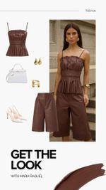 Blusa Zoe - Marrom Vedrá