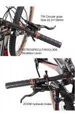 Bicicleta Mtb Twitter Leopard Carbono 30v Disco Hidr