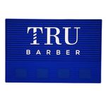 Tapete Magnético Organizador De Bancada TRU BARBER Para Barbearia Barbeiro Com 4 Ímãs Para Apoior Maquinas de Cortar Cabelo e Tesoura