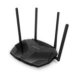 Roteador Wireless Mercusys MR80X, AX3000 Preset Dual Band WiFi 6 Gigabit 4 Antenas