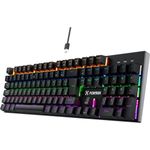 Teclado Fortrek Gamer Mecânico Gravity 100 Fullsized Switch Outemu Red