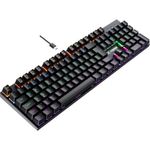 Teclado Fortrek Gamer Mecânico Gravity 100 Fullsized Switch Outemu Red