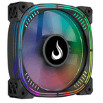 Cooler para Gabinete Rise Mode Aura Pro, 120mm ARGB, Preto - RM-AU-ARGB-B