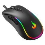 Mouse Gamer Rise Mode G2 Black RGB, 6400DPI, 7 Botões - RM-MG-02-FB