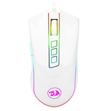 Mouse Gamer Redragon Cobra Chroma RGB, 10000DPI, 7 Botões, Lunar White - M711W