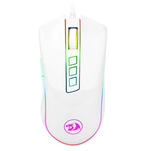 Mouse Gamer Redragon Cobra Chroma RGB, 10000DPI, 7 Botões, Lunar White - M711W