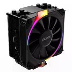 Cooler Para Processador PCYES Frost Pulse ARGB Black Vulcan, TDP 180W, PEFPARGBBV