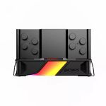 Cooler Para Processador PCYES Frost Pulse ARGB Black Vulcan, TDP 180W, PEFPARGBBV