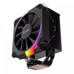 Cooler Para Processador PCYES Frost Pulse ARGB Black Vulcan, TDP 180W, PEFPARGBBV
