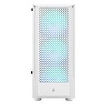 Gabinete Gamer Rise Mode Wave White ARGB, 3x Fans, Branco - RM-WA-BW-ARGB