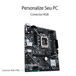 Placa Mãe Asus Prime H610M-E D4 DDR4 LGA 1700