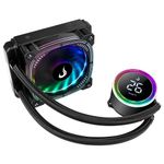 Water Cooler Rise Mode Aura Ice Black ARGB 120mm Preto - RM-WAIB-04-ARGB
