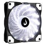 Cooler para Gabinete Rise Mode Wind W1 120mm, LED Branco - RM-WN-01-BW