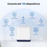Roteador Wireless Mercusys Halo H50G AC1900 2-Pack