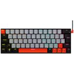 Teclado Gamer Mecânico PCYES Kuromori Switch Red - LED Rainbow - PTKM60RD