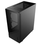 Gabinete PCYES Gamer Set Black Vulcan, Lateral em Vidro, GSBVPBR