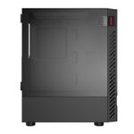 Gabinete PCYES Gamer Set Black Vulcan, Lateral em Vidro, GSBVPBR
