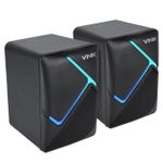 Caixa de Som Gamer Vinik Constelation 6W 2.0 LED Rainbow - VSPKG6WCTL